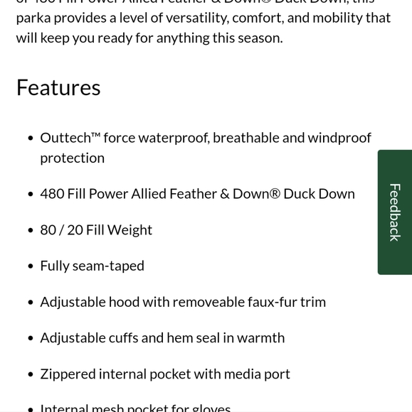 Wood's Winter Jacket ~Brand New With Tags - Picture 3 of 6